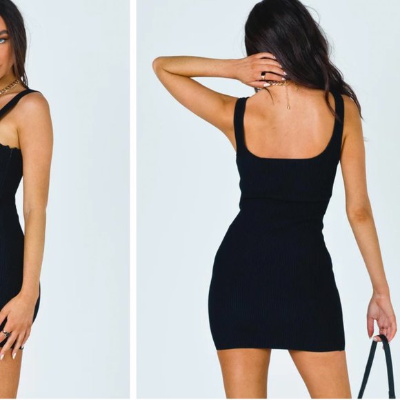 Princess Polly Black Mini Dress - Picture 6 of 8